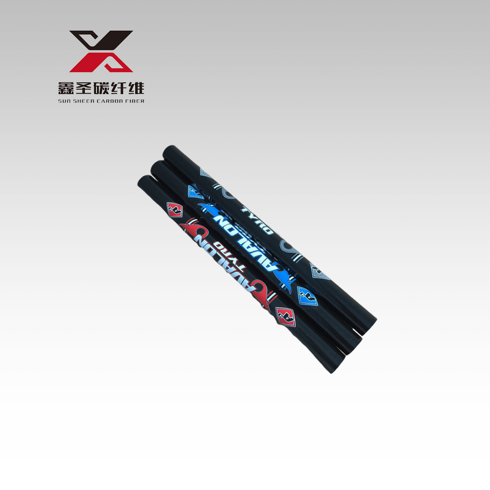 Water-marked carbon fiber tube