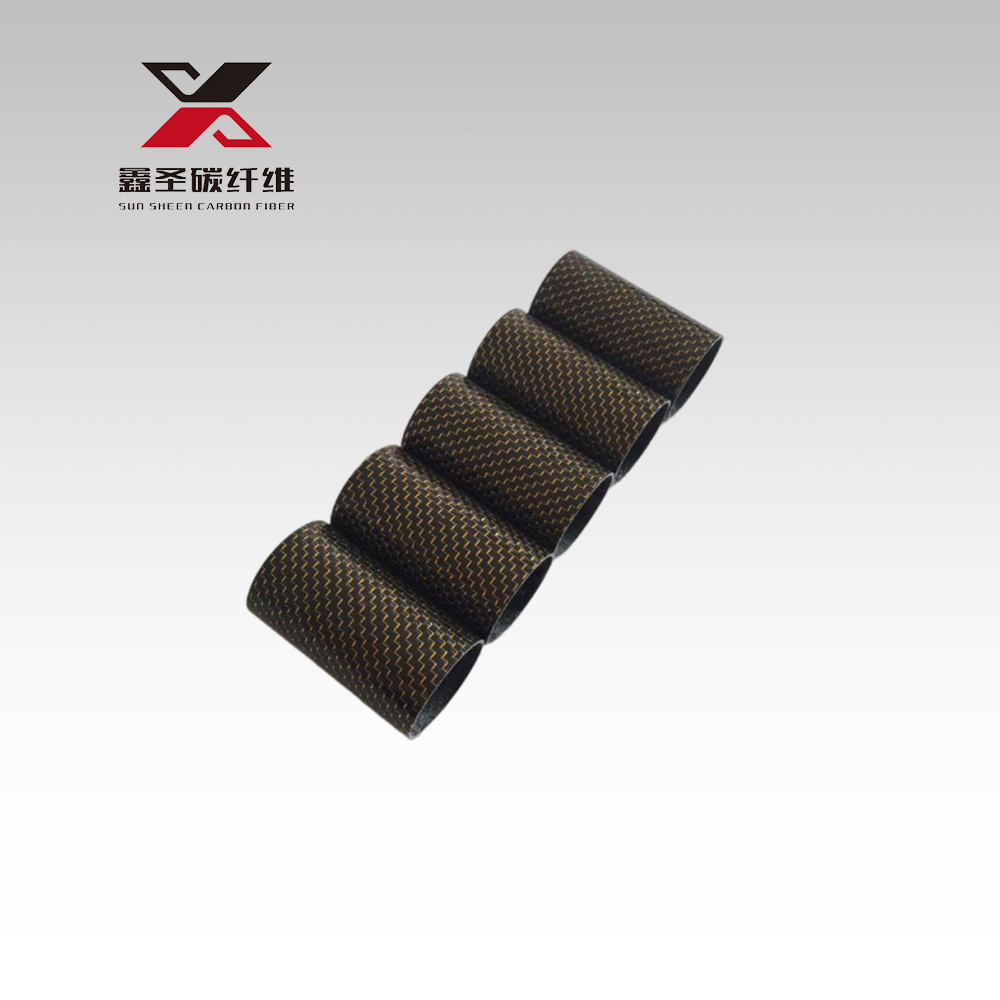 Gold wire carbon fiber tube
